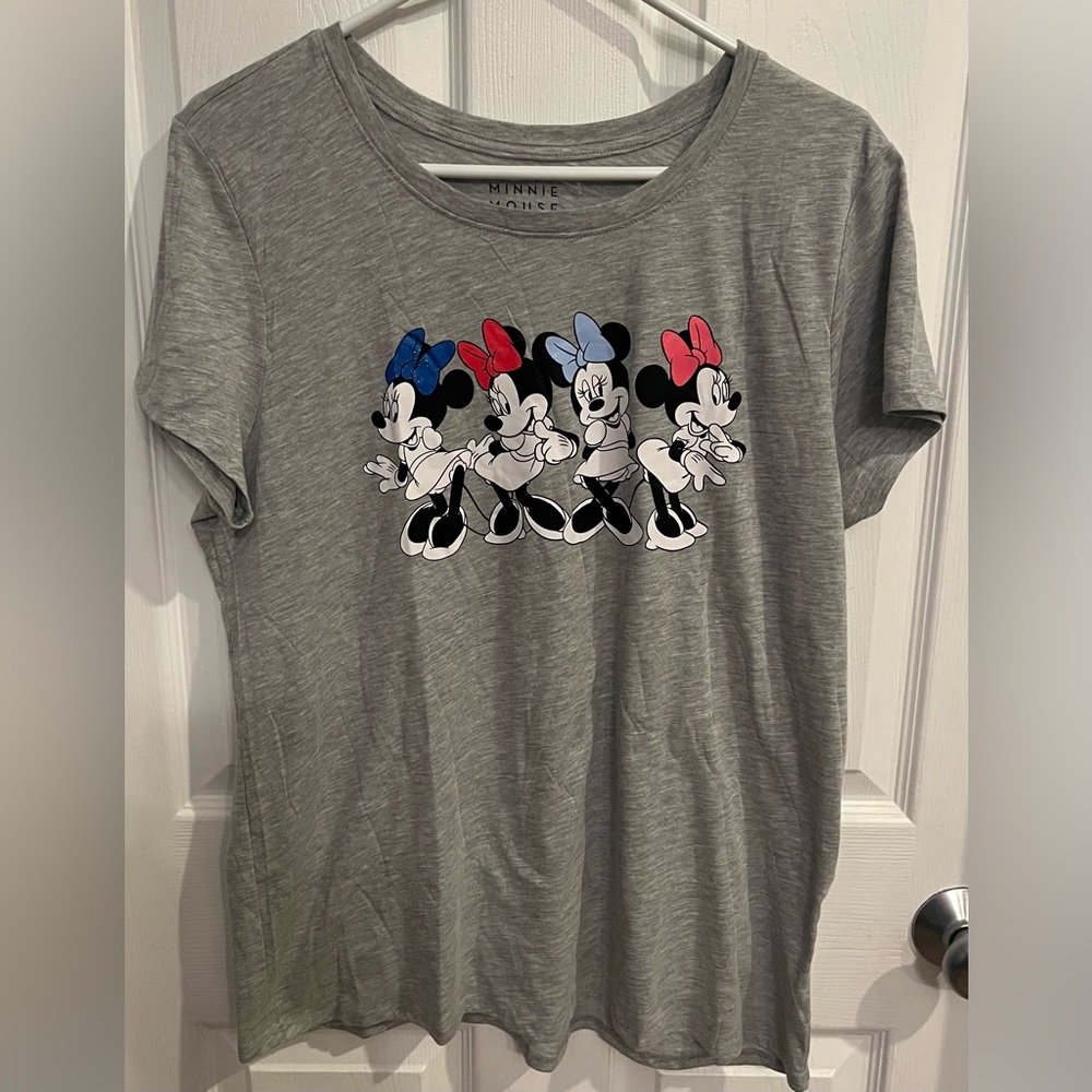 Disney Minnie Mouse Tee, Women’s Size Large New